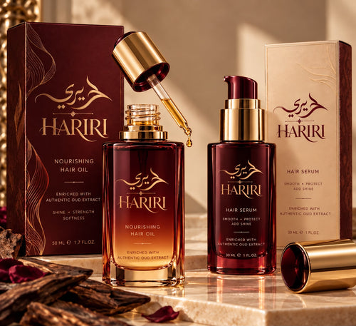 Hariri Oud Hair Oil and Oud Hair Serum